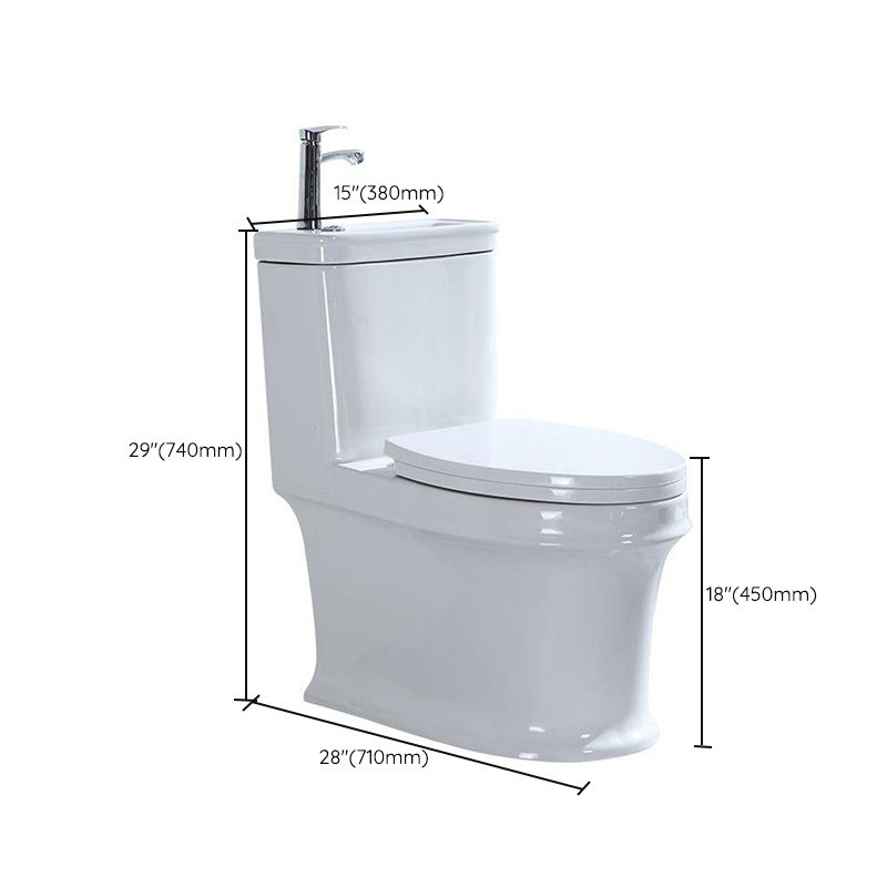 Contemporary One Piece Flush Toilet Seat Included Urine Toilet for Bathroom Clearhalo 'Bathroom Remodel & Bathroom Fixtures' 'Home Improvement' 'home_improvement' 'home_improvement_toilets' 'Toilets & Bidets' 'Toilets' 1200x1200_6964fe5b-beca-442f-9b77-b83705402563