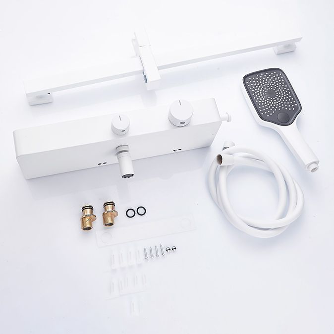 Modern Shower Faucet Stainless Steel Slide Bar Included Shower Trim Clearhalo 'Bathroom Remodel & Bathroom Fixtures' 'Home Improvement' 'home_improvement' 'home_improvement_shower_faucets' 'Shower Faucets & Systems' 'shower_faucets' 'Showers & Bathtubs Plumbing' 'Showers & Bathtubs' 1200x1200_6971a012-608f-4d7a-868a-62562f5d1906