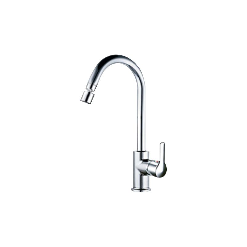 1 Hole Kitchen Faucet Metal High Arch Kitchen Sink Faucet with No Sensor Clearhalo 'Home Improvement' 'home_improvement' 'home_improvement_kitchen_faucets' 'Kitchen Faucets' 'Kitchen Remodel & Kitchen Fixtures' 'Kitchen Sinks & Faucet Components' 'kitchen_faucets' 1200x1200_69770790-5c9a-4a46-8985-4693cf3b8e80