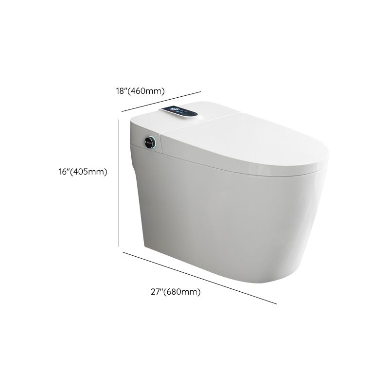 Contemporary Floor Standing Bidet in White Elongated Toilet Clearhalo 'Bathroom Remodel & Bathroom Fixtures' 'Bidets' 'Home Improvement' 'home_improvement' 'home_improvement_bidets' 'Toilets & Bidets' 1200x1200_6980d985-e73e-4fcd-b06a-7dfd97a5df81