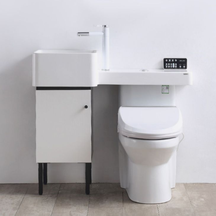 Contemporary Flush Toilet Floor Mount One-Piece Toilet Toilet Bowl Clearhalo 'Bathroom Remodel & Bathroom Fixtures' 'Home Improvement' 'home_improvement' 'home_improvement_toilets' 'Toilets & Bidets' 'Toilets' 1200x1200_69a75c8e-c04c-42b3-86cc-5756bf1a66e3