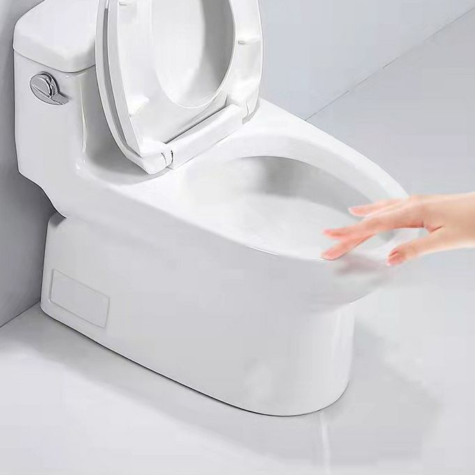 Traditional Ceramic Toilet Bowl One Piece Flush Toilet with Toilet Seat Clearhalo 'Bathroom Remodel & Bathroom Fixtures' 'Home Improvement' 'home_improvement' 'home_improvement_toilets' 'Toilets & Bidets' 'Toilets' 1200x1200_69a88507-876d-4a68-984e-fa3374cdae3e