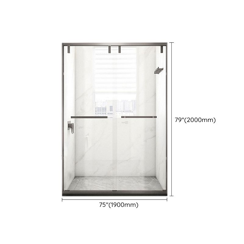 Transparent Scratch Resistant Shower Bath Door Gray Shower Bath Door Clearhalo 'Bathroom Remodel & Bathroom Fixtures' 'Home Improvement' 'home_improvement' 'home_improvement_shower_tub_doors' 'Shower and Tub Doors' 'shower_tub_doors' 'Showers & Bathtubs' 1200x1200_69ae3e29-321c-4532-89a1-1f824d42ae4f