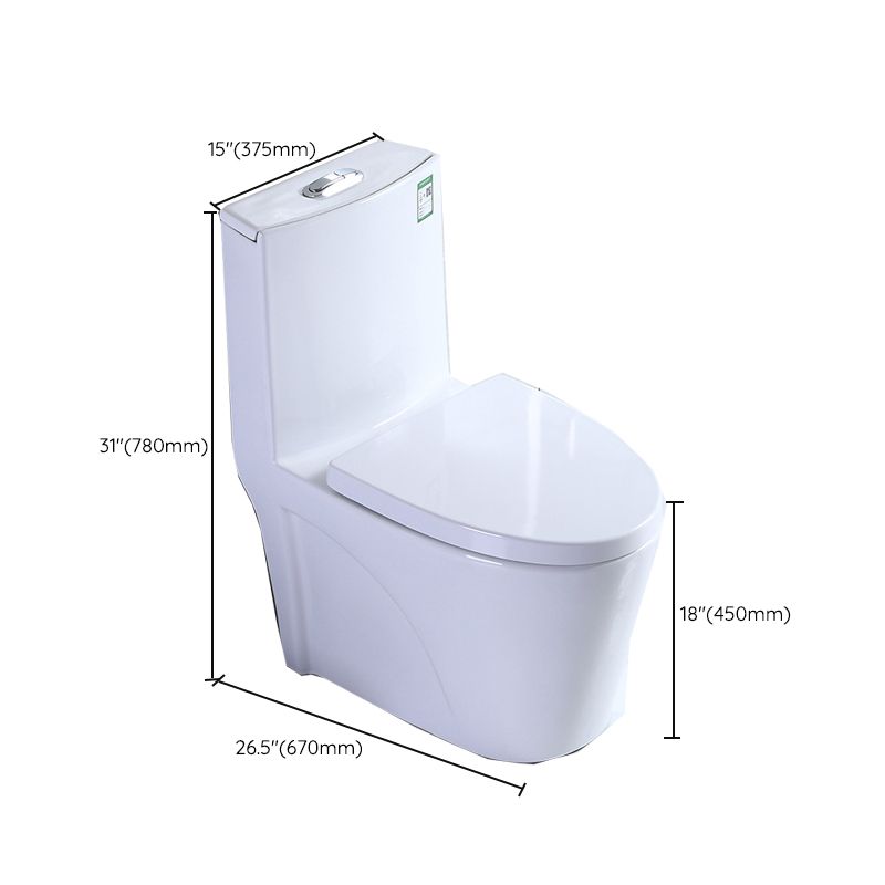 Contemporary 1 Piece Flush Toilet Floor Mounted White Toilet Bowl for Bathroom Clearhalo 'Bathroom Remodel & Bathroom Fixtures' 'Home Improvement' 'home_improvement' 'home_improvement_toilets' 'Toilets & Bidets' 'Toilets' 1200x1200_69ba62fc-f178-44b1-8c33-bd54a60808fc