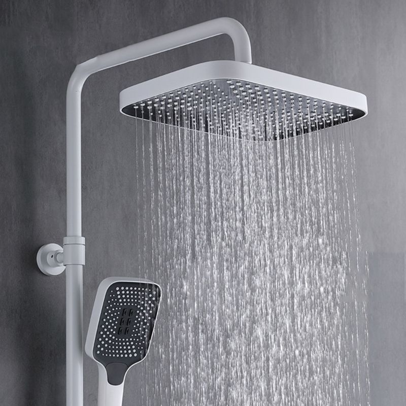 Wall Mounted Shower Metal Shower Faucet Arm Shower System with Slide Bar Clearhalo 'Bathroom Remodel & Bathroom Fixtures' 'Home Improvement' 'home_improvement' 'home_improvement_shower_faucets' 'Shower Faucets & Systems' 'shower_faucets' 'Showers & Bathtubs Plumbing' 'Showers & Bathtubs' 1200x1200_69ded4a9-39c6-430f-bc7e-73b09b0d9f1d