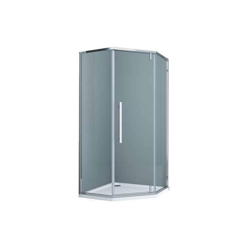 304 Stainless Steel Frame Shower Enclosure Neo-Angle Tempered Glass Shower Stall Clearhalo 'Bathroom Remodel & Bathroom Fixtures' 'Home Improvement' 'home_improvement' 'home_improvement_shower_stalls_enclosures' 'Shower Stalls & Enclosures' 'shower_stalls_enclosures' 'Showers & Bathtubs' 1200x1200_69f75a52-17f3-44fe-8eac-a65fcec5dda8
