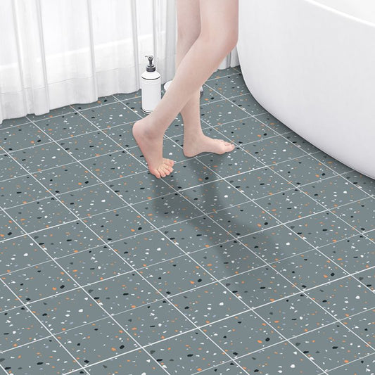 Bathroom Square PVC Flooring 24" x 118" x 4mm Peel & Stick Vinyl Flooring Clearhalo 'Flooring 'Home Improvement' 'home_improvement' 'home_improvement_vinyl_flooring' 'Vinyl Flooring' 'vinyl_flooring' Walls and Ceiling' 1200x1200_69fdb744-d846-494a-a347-f3bbb10fbe77