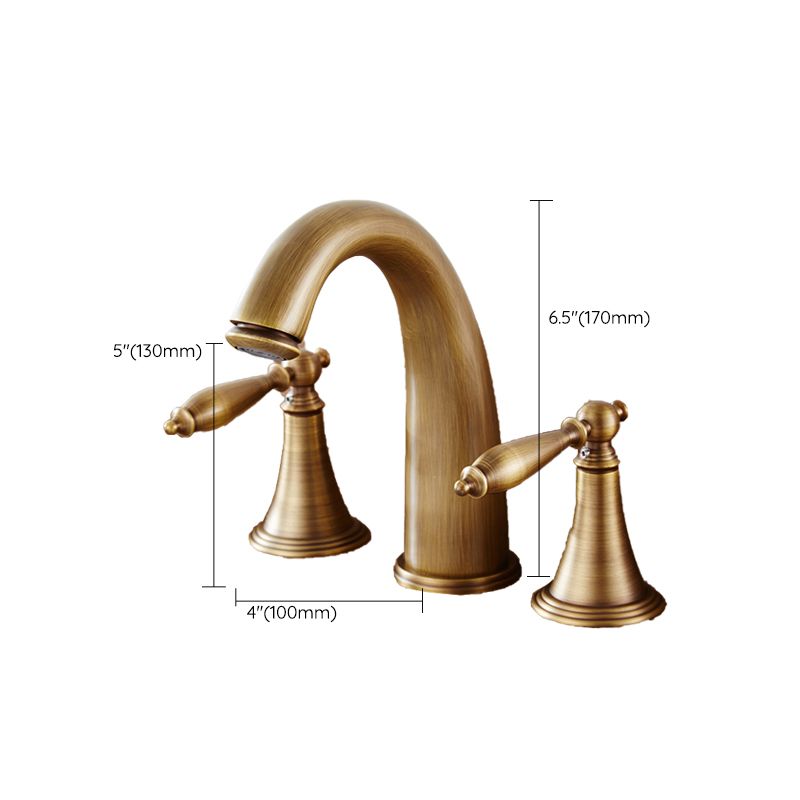 Widespread Bathroom Faucet 3 Holes Low Arc Vessel Sink Bathroom Faucet Clearhalo 'Bathroom Remodel & Bathroom Fixtures' 'Bathroom Sink Faucets' 'Bathroom Sinks & Faucet Components' 'bathroom_sink_faucets' 'Home Improvement' 'home_improvement' 'home_improvement_bathroom_sink_faucets' 1200x1200_6a017242-f971-4c5f-96f8-05997b479c76