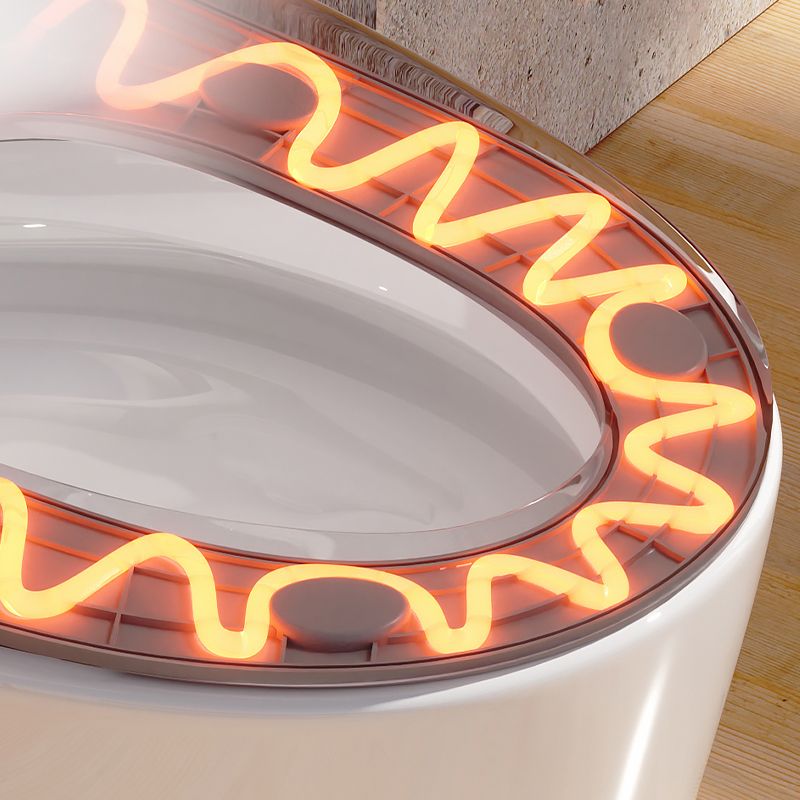 Contemporary White Wall Mounted Bidet Ceramic Horizontal Soft Close Bidet Seat Clearhalo 'Bathroom Remodel & Bathroom Fixtures' 'Bidets' 'Home Improvement' 'home_improvement' 'home_improvement_bidets' 'Toilets & Bidets' 1200x1200_6a1a6f81-ce27-4f57-9c66-aeceb2a82b13