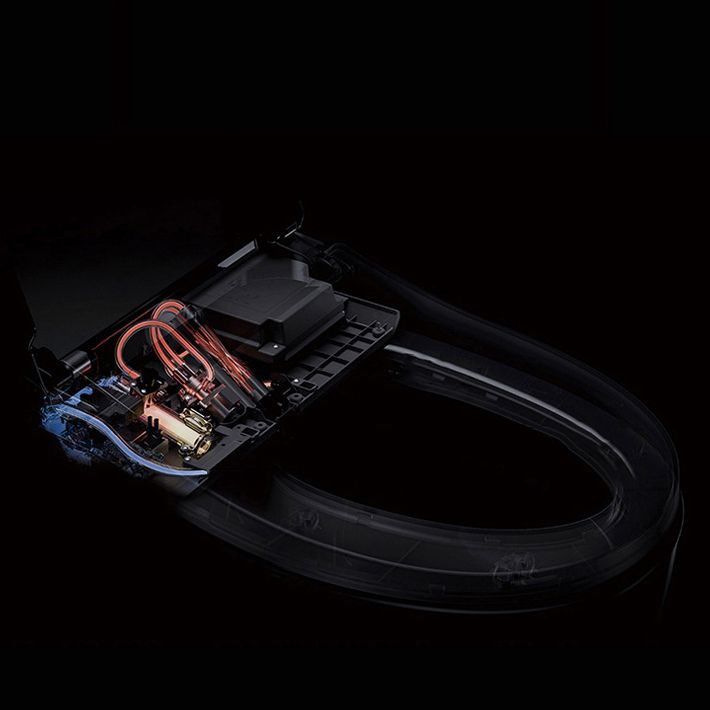 Heated Seat Modern Toilet Concealed Tank One-Piece Flush Toilet with Slow Close Seat Clearhalo 'Bathroom Remodel & Bathroom Fixtures' 'Home Improvement' 'home_improvement' 'home_improvement_toilets' 'Toilets & Bidets' 'Toilets' 1200x1200_6a2d93b1-1f5d-4074-8acb-660dbce0f18c