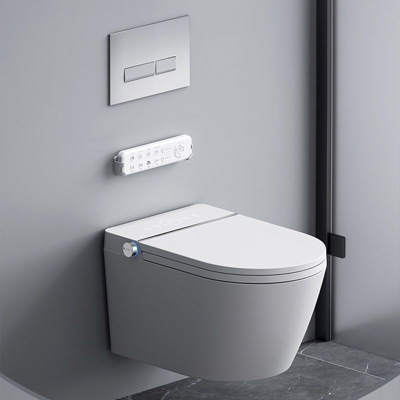 Elongated Toilet Wall Hung 1-Piece Automatic UV Sterilization Toilet with Concealed Tank Clearhalo 'Bathroom Remodel & Bathroom Fixtures' 'Home Improvement' 'home_improvement' 'home_improvement_toilets' 'Toilets & Bidets' 'Toilets' 1200x1200_6a3844d8-5424-4197-8aeb-f68565944540