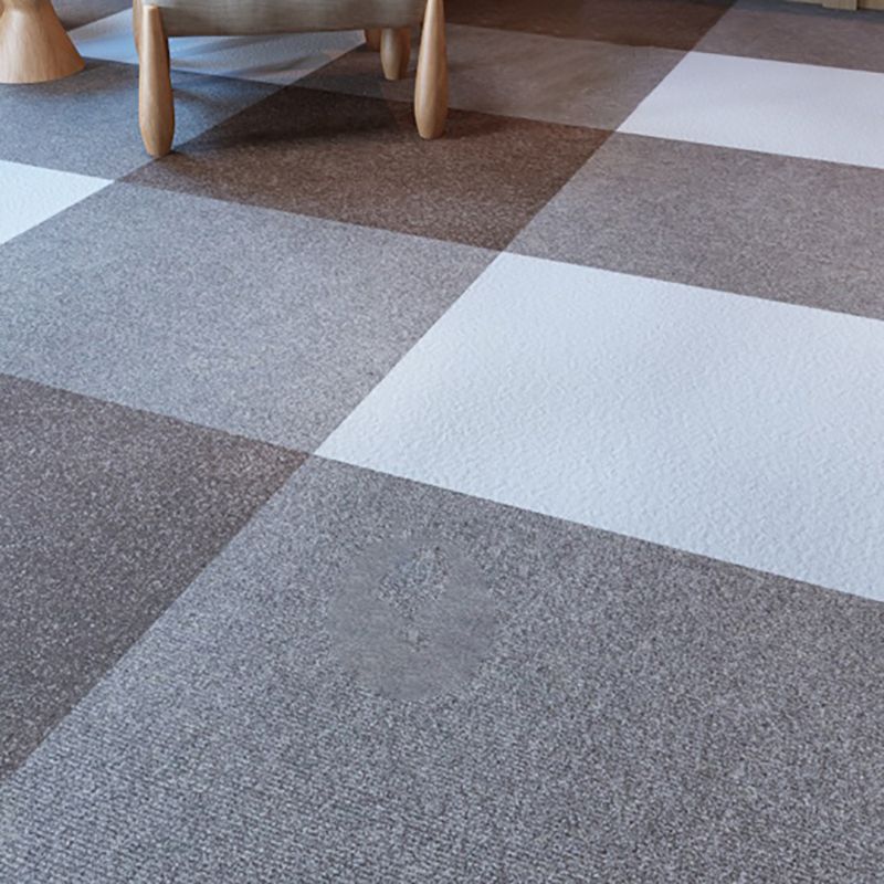 Bedroom Carpet Tiles Solid Color Lever Loop Color Block Carpet Tiles Clearhalo 'Carpet Tiles & Carpet Squares' 'carpet_tiles_carpet_squares' 'Flooring 'Home Improvement' 'home_improvement' 'home_improvement_carpet_tiles_carpet_squares' Walls and Ceiling' 1200x1200_6a3e4cf2-d53b-43f8-8ccb-f1a966ee95fc