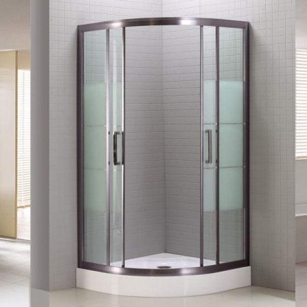 Modern Round Shower Stall Clear Tempered Bathroom Shower Stall Clearhalo 'Bathroom Remodel & Bathroom Fixtures' 'Home Improvement' 'home_improvement' 'home_improvement_shower_stalls_enclosures' 'Shower Stalls & Enclosures' 'shower_stalls_enclosures' 'Showers & Bathtubs' 1200x1200_6a50cce8-cac3-4063-8fe2-b1b736c523a2