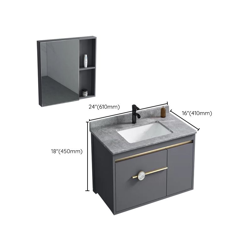 Glam Bathroom Vanity Set Wall Mount Faucet Included Bathroom Sink Vanity Clearhalo 'Bathroom Remodel & Bathroom Fixtures' 'Bathroom Vanities' 'bathroom_vanities' 'Home Improvement' 'home_improvement' 'home_improvement_bathroom_vanities' 1200x1200_6a5c0998-d342-477f-bef1-f62a98242a87