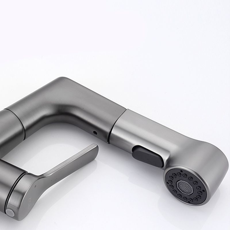 Swivel Spout Sink Faucet Brass Bathroom Low Arc Lifting Faucet Clearhalo 'Bathroom Remodel & Bathroom Fixtures' 'Bathroom Sink Faucets' 'Bathroom Sinks & Faucet Components' 'bathroom_sink_faucets' 'Home Improvement' 'home_improvement' 'home_improvement_bathroom_sink_faucets' 1200x1200_6a601d46-41c7-4f8e-a8ca-14655f826c5e