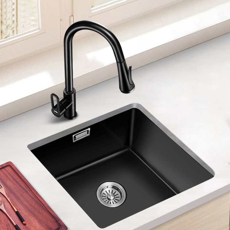 Quartz Kitchen Bar Sink Single Bowl Kitchen Bar Sink with Drain Assembly Clearhalo 'Home Improvement' 'home_improvement' 'home_improvement_kitchen_sinks' 'Kitchen Remodel & Kitchen Fixtures' 'Kitchen Sinks & Faucet Components' 'Kitchen Sinks' 'kitchen_sinks' 1200x1200_6a8d4eff-5bcd-4d00-bea1-d39a9519b728