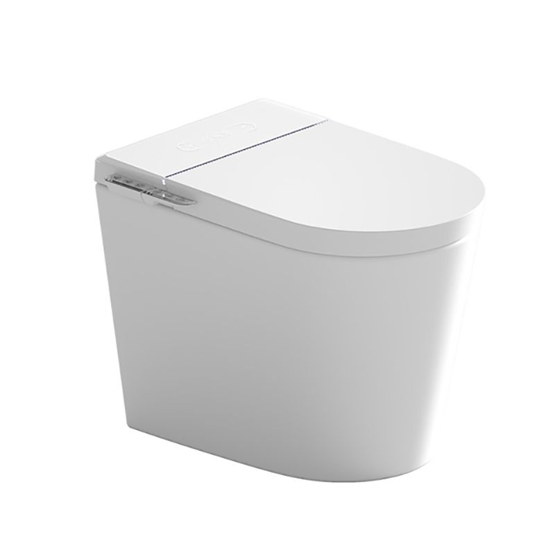 Elongated One-Piece Smart Toilet Bidet with Remote Control - 22.8" D Clearhalo 'Bathroom Remodel & Bathroom Fixtures' 'Bidets' 'Home Improvement' 'home_improvement' 'home_improvement_bidets' 'Toilets & Bidets' 1200x1200_6ab817ae-d91c-4369-9568-2bf1fcda9c0b