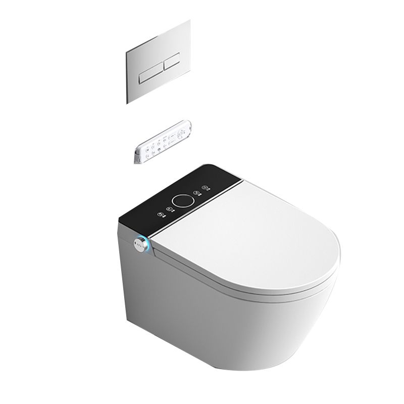 Elongated Wall Mounted Bidet Smart Bidet with Dryer and Heated Seat Clearhalo 'Bathroom Remodel & Bathroom Fixtures' 'Bidets' 'Home Improvement' 'home_improvement' 'home_improvement_bidets' 'Toilets & Bidets' 1200x1200_6abc7fe5-56f0-4acb-8b38-99d5b4713ce4