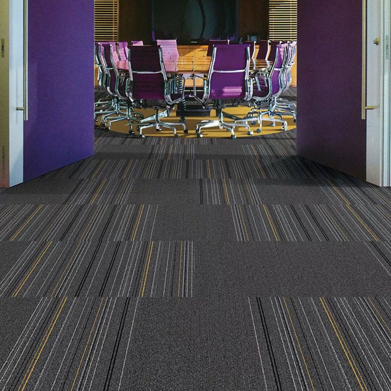 Carpet Tile Non-Skid Fade Resistant Geometry Loose Lay Dining Room Carpet Tiles Clearhalo 'Carpet Tiles & Carpet Squares' 'carpet_tiles_carpet_squares' 'Flooring 'Home Improvement' 'home_improvement' 'home_improvement_carpet_tiles_carpet_squares' Walls and Ceiling' 1200x1200_6ac311a2-66ed-457a-be83-7ae3357def49