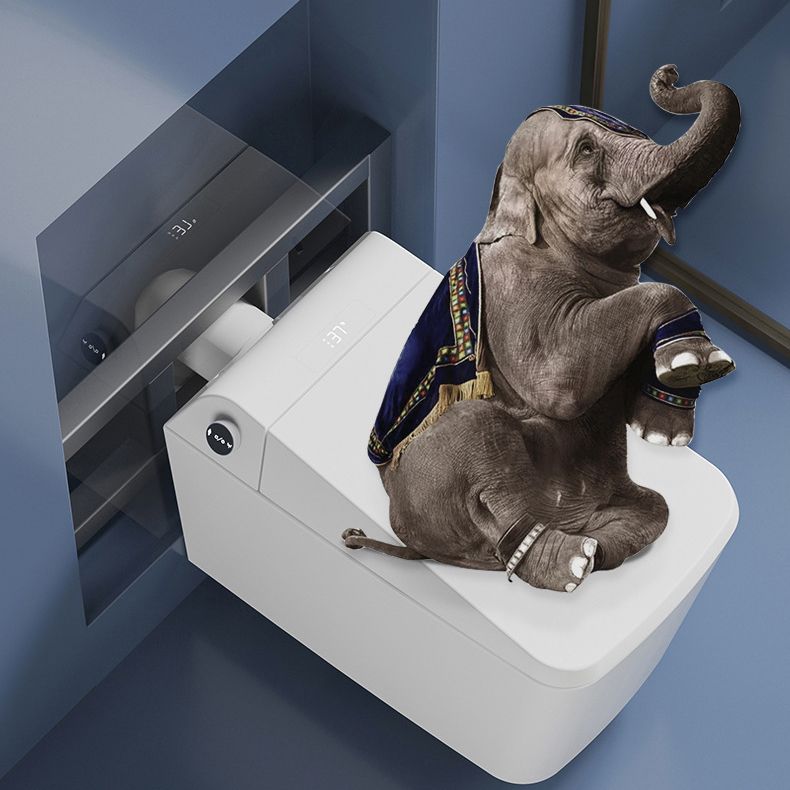 White Elongated Wall Mounted Bidet Deodorizing Wall Hung Toilet Set with Heated Seat Clearhalo 'Bathroom Remodel & Bathroom Fixtures' 'Bidets' 'Home Improvement' 'home_improvement' 'home_improvement_bidets' 'Toilets & Bidets' 1200x1200_6afb7e60-33a6-402b-9290-892b7e4bfe65