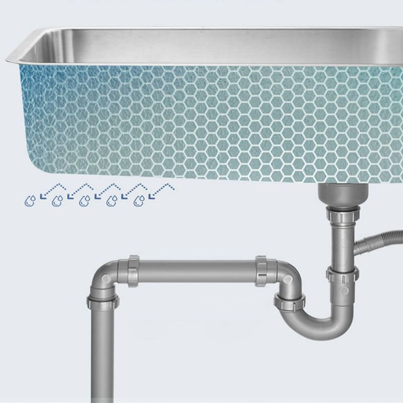 Stainless Steel Kitchen Sink Single Basin Kitchen Sink with Faucet Included Clearhalo 'Home Improvement' 'home_improvement' 'home_improvement_kitchen_sinks' 'Kitchen Remodel & Kitchen Fixtures' 'Kitchen Sinks & Faucet Components' 'Kitchen Sinks' 'kitchen_sinks' 1200x1200_6b14f18a-f11d-453b-991f-abb14b2c1957