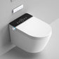 Simplistic Wall Mounted Bidet Elongated Foot Sensor Ceramic Heated Seat Clearhalo 'Bathroom Remodel & Bathroom Fixtures' 'Bidets' 'Home Improvement' 'home_improvement' 'home_improvement_bidets' 'Toilets & Bidets' 1200x1200_6b249671-49b7-48c0-9fd1-b8a9e3e4ab96