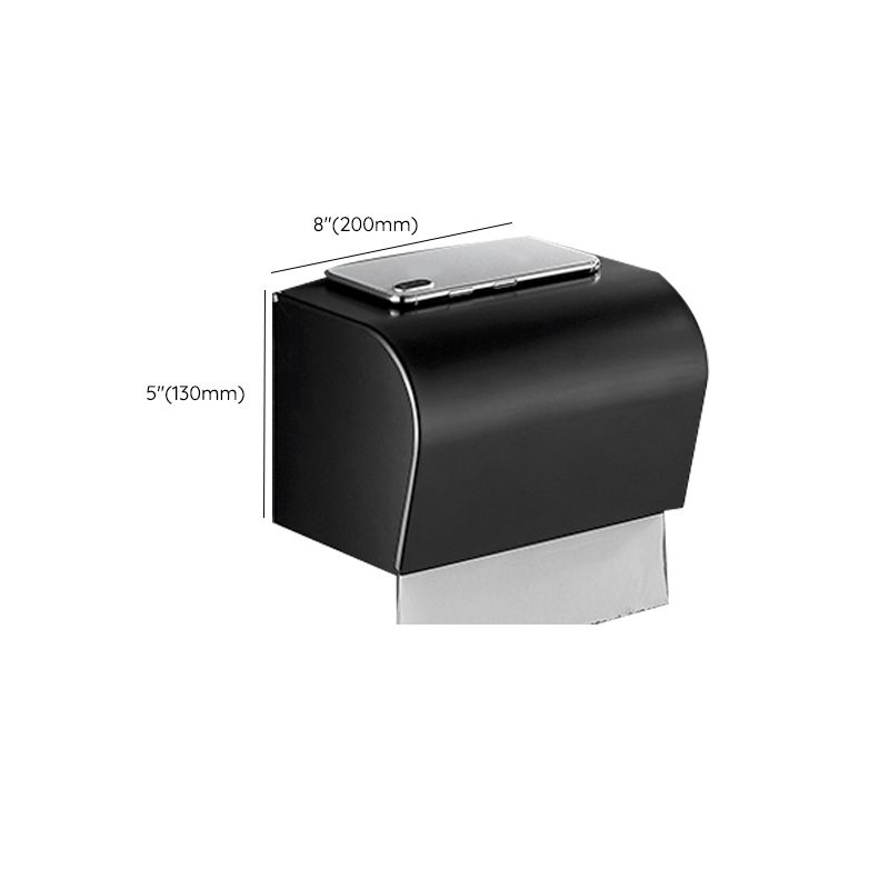 Matte Black 5-Piece Modern Bathroom Accessory Set with Bath Shelf/Tower Bar & Paper Holder Clearhalo 'Bathroom Hardware Sets' 'Bathroom Hardware' 'Bathroom Remodel & Bathroom Fixtures' 'bathroom_hardware_sets' 'Home Improvement' 'home_improvement' 'home_improvement_bathroom_hardware_sets' 1200x1200_6b38e2e4-7a8a-40b6-a91c-38aa5d5a9ba5