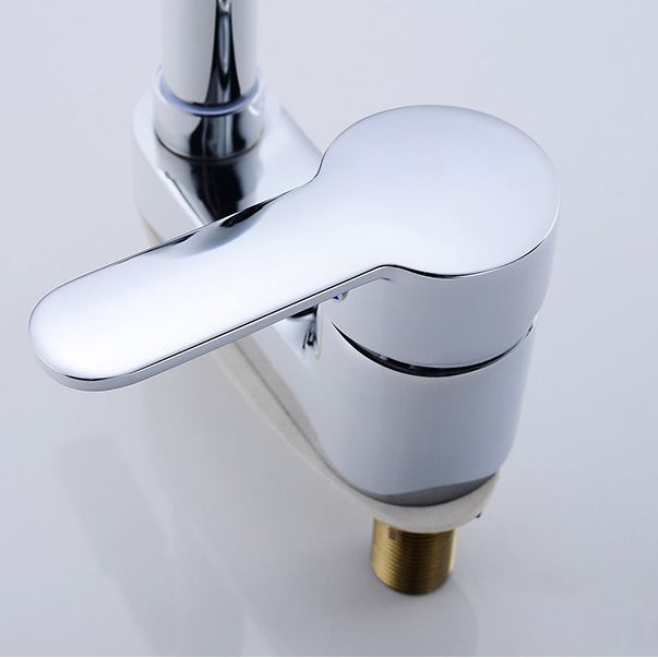 Chrome Circular Vessel Sink Faucet Swivel Spout Faucet for Bathroom Clearhalo 'Bathroom Remodel & Bathroom Fixtures' 'Bathroom Sink Faucets' 'Bathroom Sinks & Faucet Components' 'bathroom_sink_faucets' 'Home Improvement' 'home_improvement' 'home_improvement_bathroom_sink_faucets' 1200x1200_6b5a5b8c-2e2f-418d-810c-024a0efc5f9a