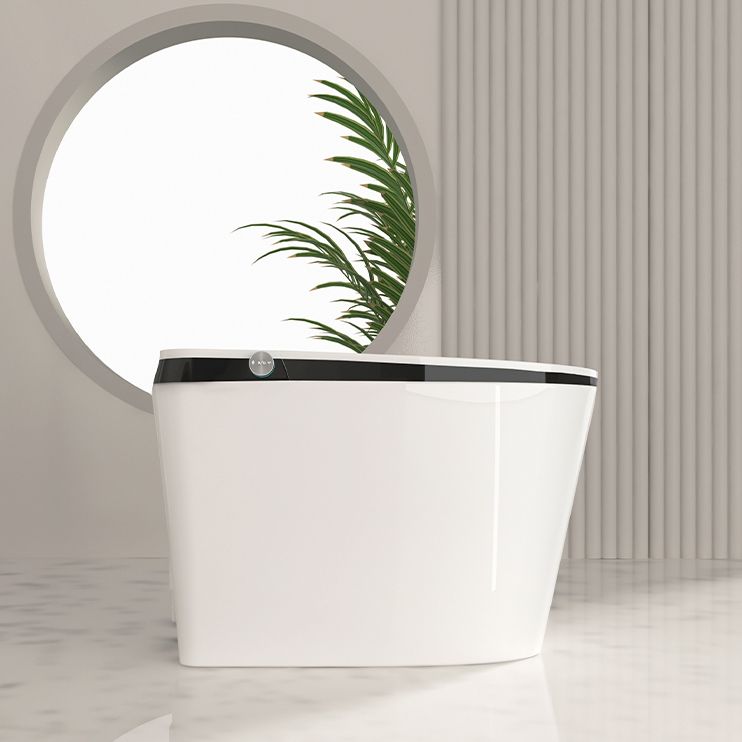 Contemporary White Elongated Water Pressure Control Dryer Floor Mount Bidet Clearhalo 'Bathroom Remodel & Bathroom Fixtures' 'Bidets' 'Home Improvement' 'home_improvement' 'home_improvement_bidets' 'Toilets & Bidets' 1200x1200_6b7c0bf5-c448-48eb-b80e-1c78d5aa15cf