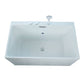 Acrylic Rectangular Back to Wall Bath Tub Freestanding Bathtub with Center Drain Clearhalo 'Bathroom Remodel & Bathroom Fixtures' 'Bathtubs' 'Home Improvement' 'home_improvement' 'home_improvement_bathtubs' 'Showers & Bathtubs' 1200x1200_6b97ced0-fea8-4b33-9e3b-ba83184e2766