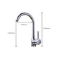 Modern Bar Faucet Brass with Handles and Supply Lines Swivel Spout Kitchen Sink Faucet Clearhalo 'Home Improvement' 'home_improvement' 'home_improvement_kitchen_faucets' 'Kitchen Faucets' 'Kitchen Remodel & Kitchen Fixtures' 'Kitchen Sinks & Faucet Components' 'kitchen_faucets' 1200x1200_6ba353ca-3a33-4c33-9874-a8f94c187d3a