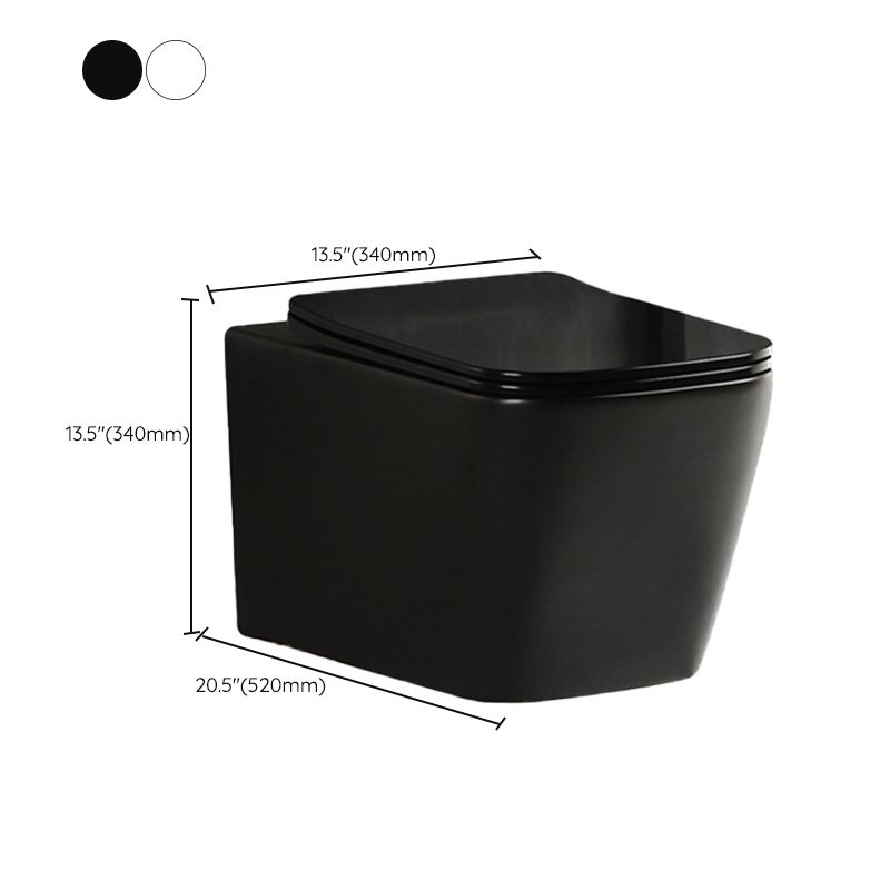 Contemporary Flush Toilet Wall Mount One-Piece Toilet Porcelain Toilet Clearhalo 'Bathroom Remodel & Bathroom Fixtures' 'Home Improvement' 'home_improvement' 'home_improvement_toilets' 'Toilets & Bidets' 'Toilets' 1200x1200_6ba5d0ef-1b28-47fc-a4d1-4e7474eb9622