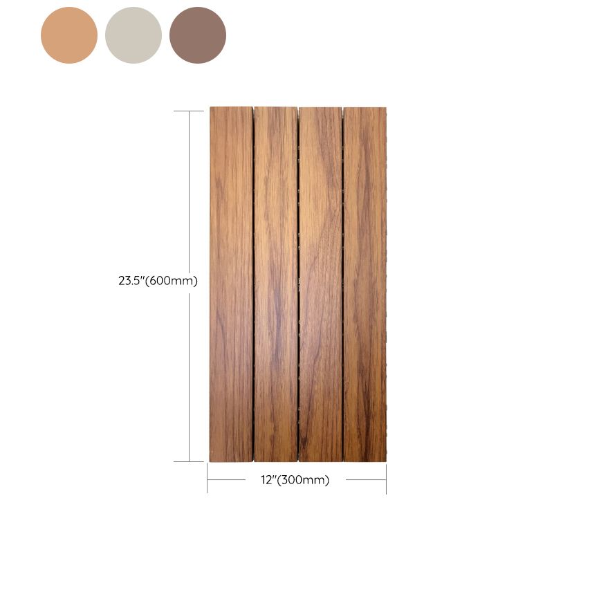 Engineered Flooring Planks Water Resistant Click-Locking for Patio Garden Clearhalo 'Flooring 'Hardwood Flooring' 'hardwood_flooring' 'Home Improvement' 'home_improvement' 'home_improvement_hardwood_flooring' Walls and Ceiling' 1200x1200_6ba8fb0a-8697-423b-b3dc-43420f480a48