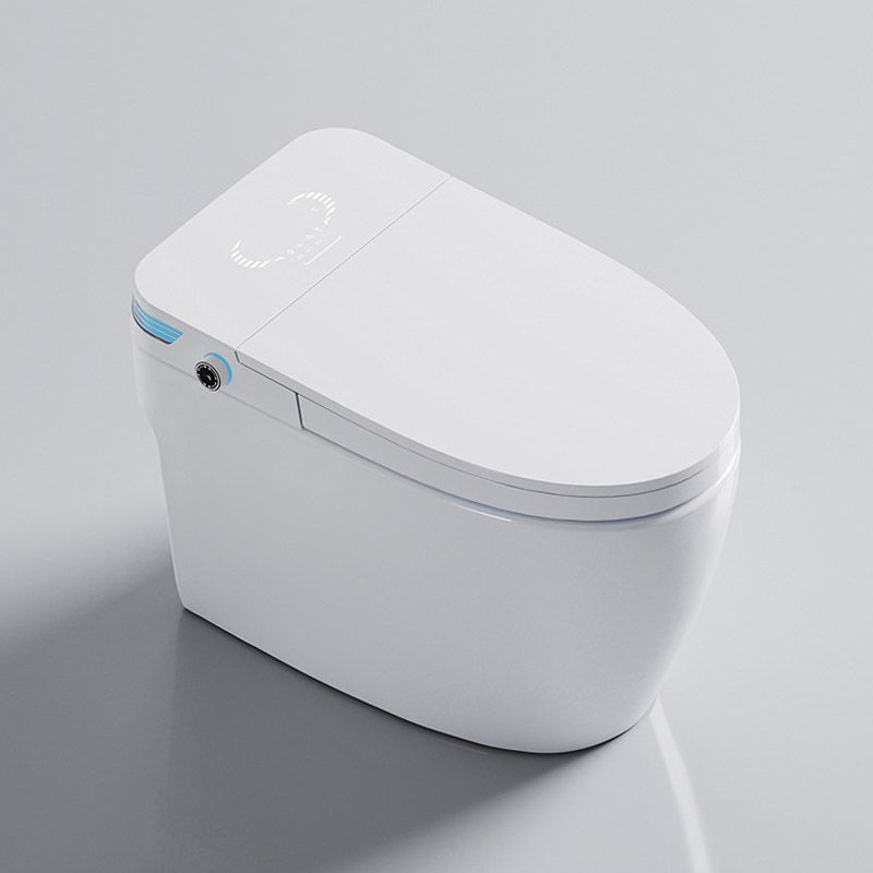 Modern Toilet Bowl Siphon Jet Skirted Toilet with Soft-Close Seat for Bathroom Clearhalo 'Bathroom Remodel & Bathroom Fixtures' 'Home Improvement' 'home_improvement' 'home_improvement_toilets' 'Toilets & Bidets' 'Toilets' 1200x1200_6bad8f32-4ce2-478b-80e5-80eb2503867e