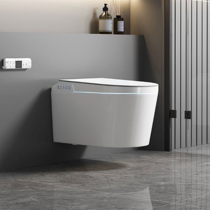 Wall Mounted Contemporary Flush Toilet with Slow Close and Heated Seat Clearhalo 'Bathroom Remodel & Bathroom Fixtures' 'Bidets' 'Home Improvement' 'home_improvement' 'home_improvement_bidets' 'Toilets & Bidets' 1200x1200_6bb7acc4-c1ba-49cc-8796-cf337d0d3b0c