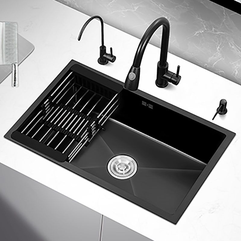 Kitchen Sink Noise-cancelling Design Stainless Steel Drop-In Kitchen Sink Clearhalo 'Home Improvement' 'home_improvement' 'home_improvement_kitchen_sinks' 'Kitchen Remodel & Kitchen Fixtures' 'Kitchen Sinks & Faucet Components' 'Kitchen Sinks' 'kitchen_sinks' 1200x1200_6bf2c23b-1dee-4d68-be76-45f8e1ae46df