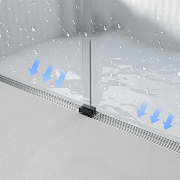 Transparent Tempered Shower Bath Door Double Sliding Shower Door Clearhalo 'Bathroom Remodel & Bathroom Fixtures' 'Home Improvement' 'home_improvement' 'home_improvement_shower_tub_doors' 'Shower and Tub Doors' 'shower_tub_doors' 'Showers & Bathtubs' 1200x1200_6c252a1f-8773-46e0-9aae-531913f3bda8