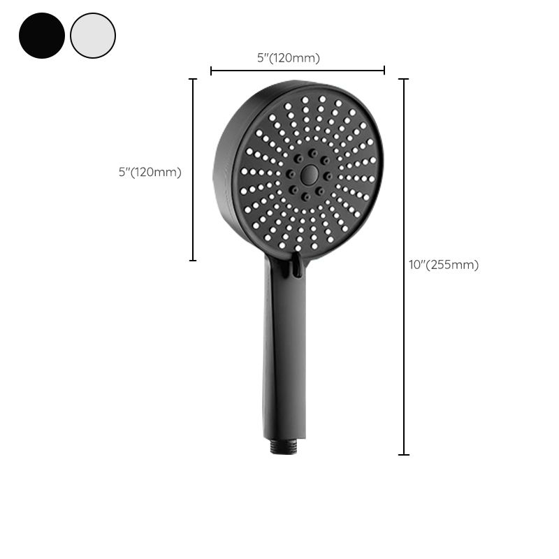 Modern Handheld Shower Head Adjustable Water Flow 5 Setting Wall-Mount Showerhead Clearhalo 'Bathroom Remodel & Bathroom Fixtures' 'Home Improvement' 'home_improvement' 'home_improvement_shower_heads' 'Shower Heads' 'shower_heads' 'Showers & Bathtubs Plumbing' 'Showers & Bathtubs' 1200x1200_6c39b843-d50d-437a-8ce5-587a9f4f8471