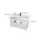 Metal Sink Vanity Freestanding Bathroom Sink Vanity with Single Sink Clearhalo 'Bathroom Remodel & Bathroom Fixtures' 'Bathroom Vanities' 'bathroom_vanities' 'Home Improvement' 'home_improvement' 'home_improvement_bathroom_vanities' 1200x1200_6c3ffb94-4fd5-4f69-adae-c3b77c03e948