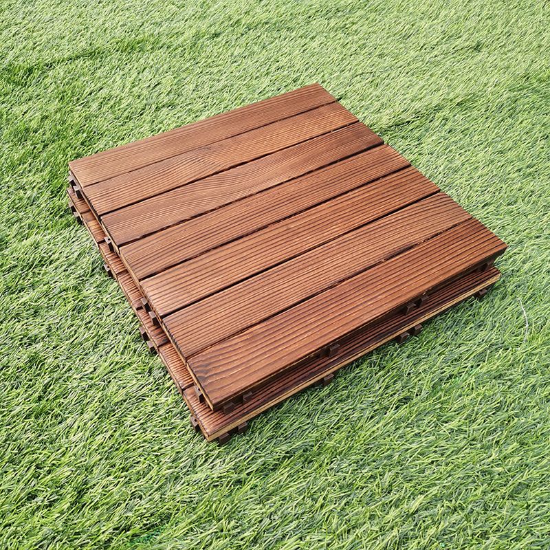 7-Slat Square Wood Patio Tiles Snap Fit Installation Outdoor Flooring Tiles Clearhalo 'Home Improvement' 'home_improvement' 'home_improvement_outdoor_deck_tiles_planks' 'Outdoor Deck Tiles & Planks' 'Outdoor Flooring & Tile' 'Outdoor Remodel' 'outdoor_deck_tiles_planks' 1200x1200_6c481e48-f9cc-4268-828c-6e084dad7ae3