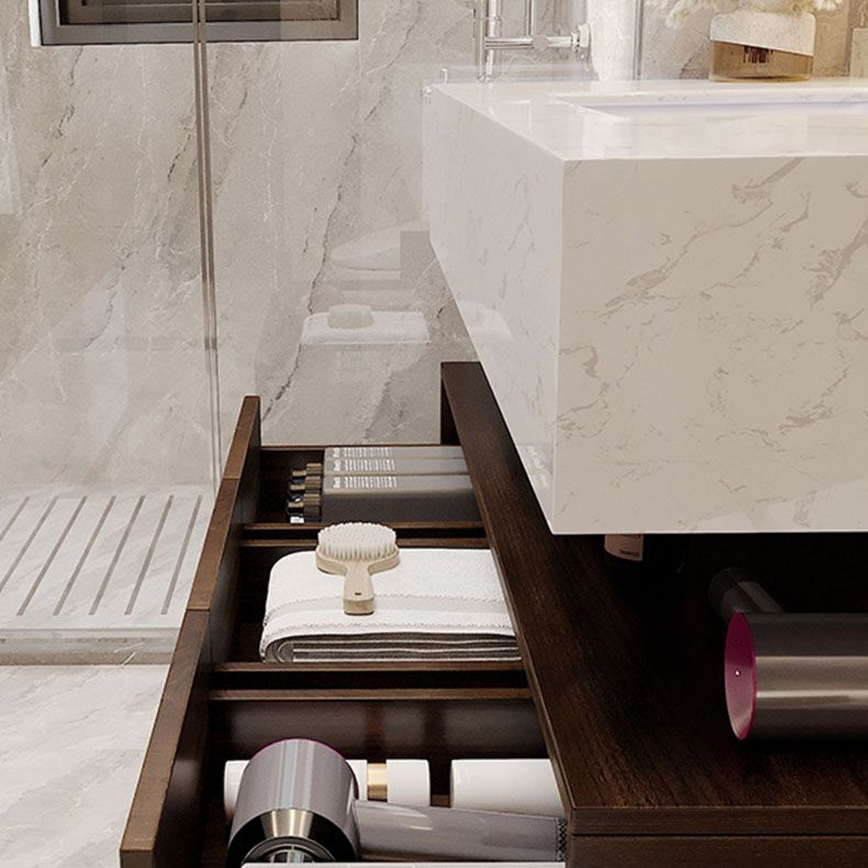 Modern Wall Mount Rectangular Bathroom Vanity Set Sink Included Clearhalo 'Bathroom Remodel & Bathroom Fixtures' 'Bathroom Vanities' 'bathroom_vanities' 'Home Improvement' 'home_improvement' 'home_improvement_bathroom_vanities' 1200x1200_6c4d559e-684f-4a01-b144-f1172fd3d8db