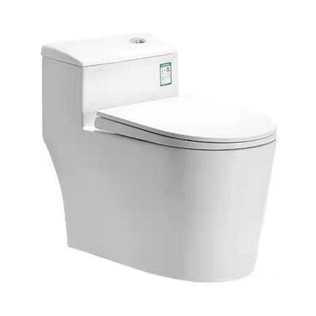 Modern Ceramic Siphon Jet Toilet Bowl Floor Mount Flush Toilet with Toilet Seat Clearhalo 'Bathroom Remodel & Bathroom Fixtures' 'Home Improvement' 'home_improvement' 'home_improvement_toilets' 'Toilets & Bidets' 'Toilets' 1200x1200_6c56d696-8972-41d2-bd84-d79bb45a3244