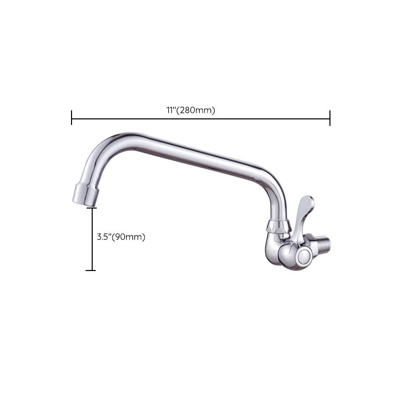 Modern Bar Faucet Brass Knob Handle Wall Mounted Pot Filler Faucet Clearhalo 'Home Improvement' 'home_improvement' 'home_improvement_kitchen_faucets' 'Kitchen Faucets' 'Kitchen Remodel & Kitchen Fixtures' 'Kitchen Sinks & Faucet Components' 'kitchen_faucets' 1200x1200_6c5b9bf2-9383-4d9a-a89d-08dd5d3478ec