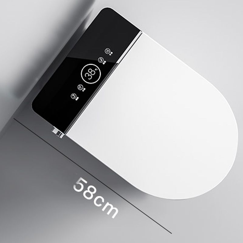 Contemporary Electronic Elongated Toilet Floor Standing Bidet Clearhalo 'Bathroom Remodel & Bathroom Fixtures' 'Bidets' 'Home Improvement' 'home_improvement' 'home_improvement_bidets' 'Toilets & Bidets' 1200x1200_6c6e917c-5cbc-4e50-a1bf-7c46f65faf93