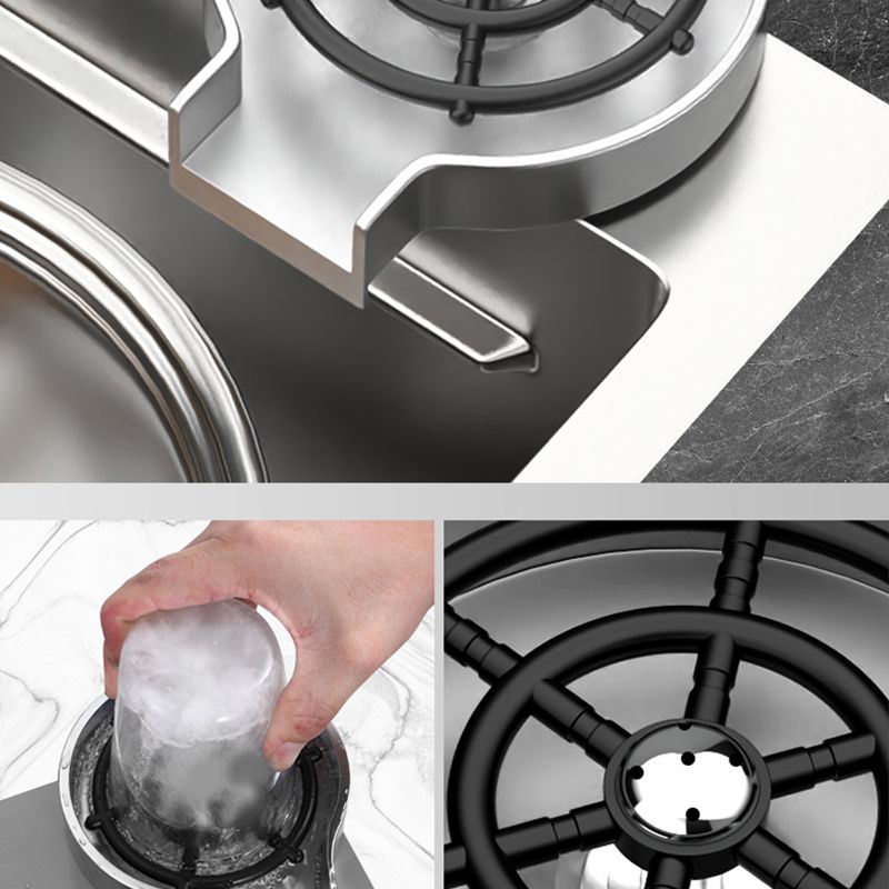 Stainless Steel Kitchen Sink 1-Bowl Kitchen Sink with Faucets Included Clearhalo 'Home Improvement' 'home_improvement' 'home_improvement_kitchen_sinks' 'Kitchen Remodel & Kitchen Fixtures' 'Kitchen Sinks & Faucet Components' 'Kitchen Sinks' 'kitchen_sinks' 1200x1200_6c876531-b06c-44b5-acbe-67c018ca9eb5