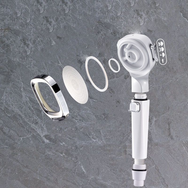 4-Setting Pressurized Shower One-button Water-stop Hand-held Shower Head Clearhalo 'Bathroom Remodel & Bathroom Fixtures' 'Home Improvement' 'home_improvement' 'home_improvement_shower_heads' 'Shower Heads' 'shower_heads' 'Showers & Bathtubs Plumbing' 'Showers & Bathtubs' 1200x1200_6c92a77c-fc4e-4acb-acce-42dc2334ca82