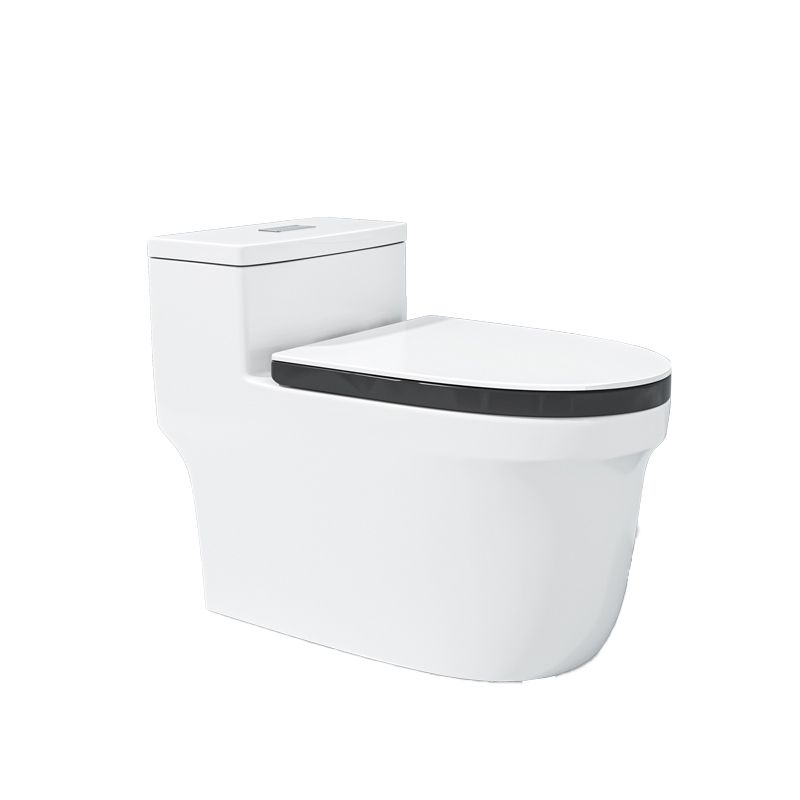 Traditional Ceramic Toilet Floor Mount Urine Toilet with Slow Close Seat for Washroom Clearhalo 'Bathroom Remodel & Bathroom Fixtures' 'Home Improvement' 'home_improvement' 'home_improvement_toilets' 'Toilets & Bidets' 'Toilets' 1200x1200_6cadb3b6-56eb-4885-ae35-0a501d94e3ad