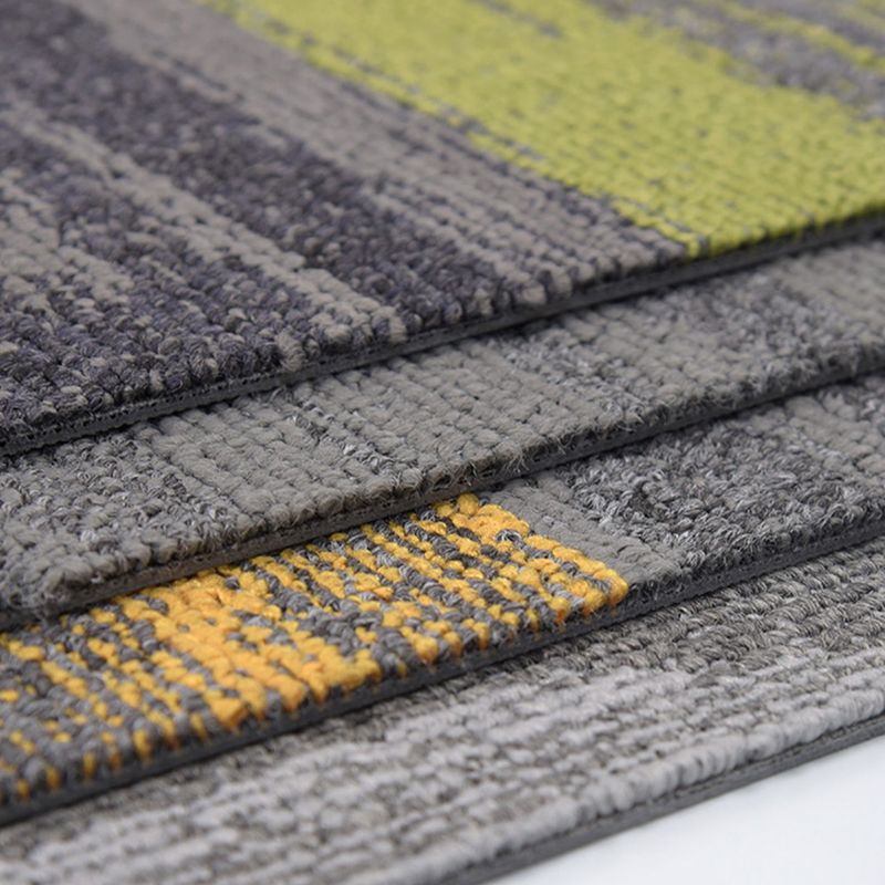 Carpet Tile Non-Skid Fade Resistant Gradient Loose Lay Carpet Tiles Bedroom Clearhalo 'Carpet Tiles & Carpet Squares' 'carpet_tiles_carpet_squares' 'Flooring 'Home Improvement' 'home_improvement' 'home_improvement_carpet_tiles_carpet_squares' Walls and Ceiling' 1200x1200_6cb6518b-3dce-4035-acfc-2a0fb17c6cb9