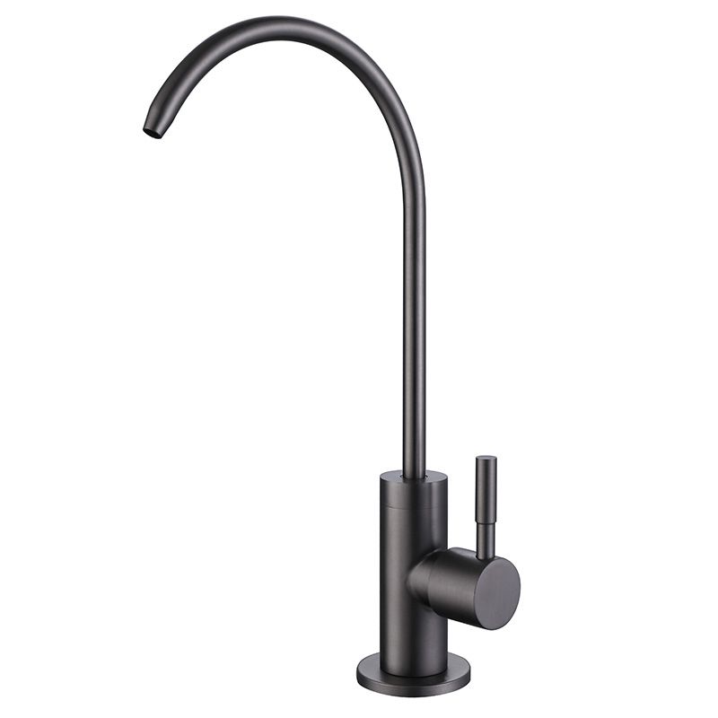 Modern 1-Handle Bar Faucet 1 Hole Drinking Water Dispenser Beverage Kitchen Faucet Clearhalo 'Home Improvement' 'home_improvement' 'home_improvement_kitchen_faucets' 'Kitchen Faucets' 'Kitchen Remodel & Kitchen Fixtures' 'Kitchen Sinks & Faucet Components' 'kitchen_faucets' 1200x1200_6cbbb587-9192-407c-ac55-403d73c32fec
