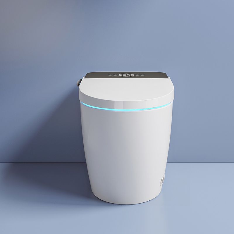 Foot Sensor Contemporary Plastic Bidets White Elongated Smart Toilet Clearhalo 'Bathroom Remodel & Bathroom Fixtures' 'Bidets' 'Home Improvement' 'home_improvement' 'home_improvement_bidets' 'Toilets & Bidets' 1200x1200_6cbf1bc6-9605-4c79-84cd-9661a405938a